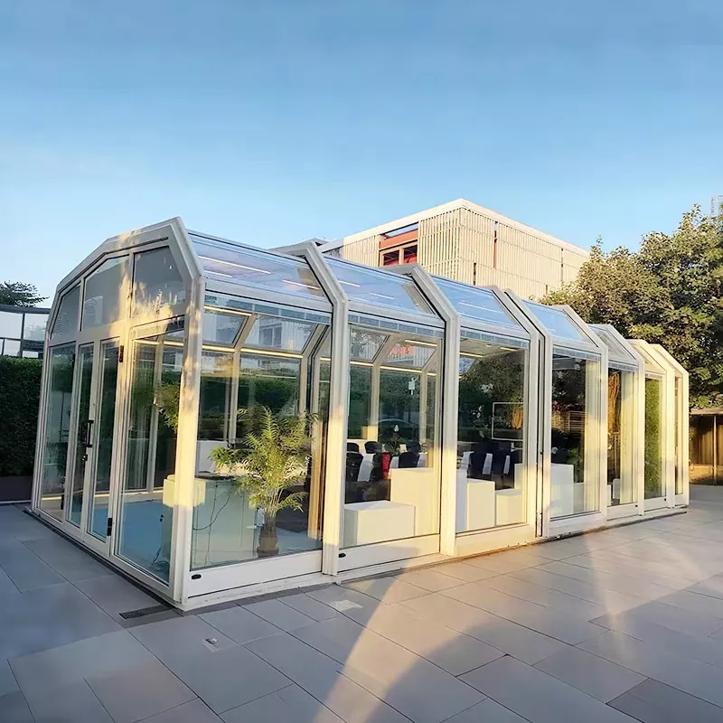 Aluminium-Lignum Sunroom